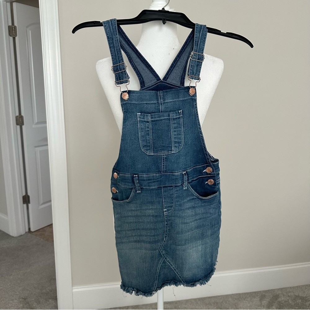 Girls Jean overalls Skirt